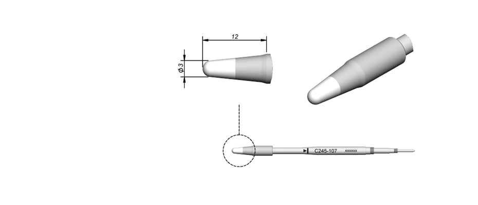 C245107 - Cartridge for T245 handpiece